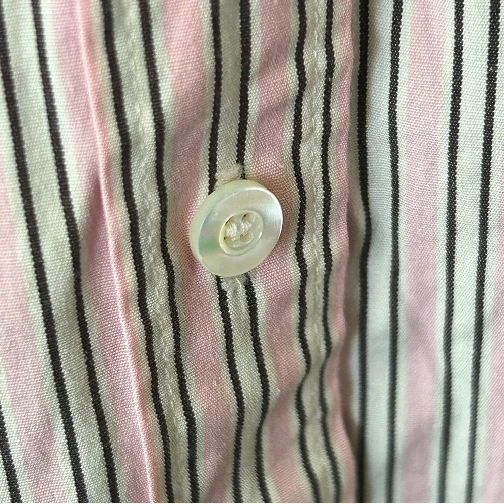 Pink Pinstripe J. Crew Button Up - Picture 13 of 17